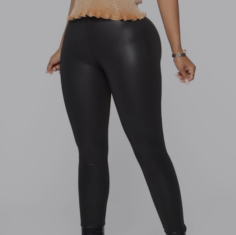 Faux Leather Pants